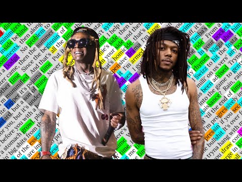 JID & Lil Wayne, Just In Time | Rhyme Scheme Highlighted