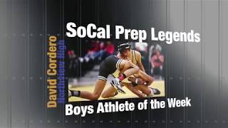 Northiew's David Cordero voted SoCal Prep Legends Boys Athlete of the Week