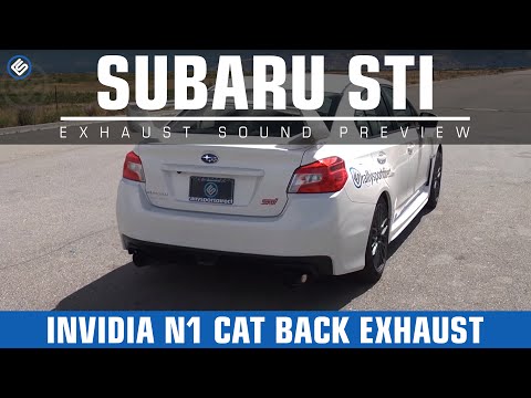Invidia N1 2015 Subaru WRX STI Cat Back Exhaust
