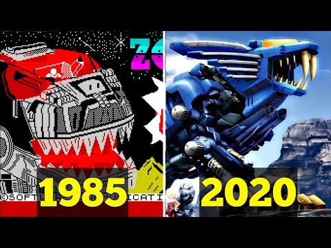 Evolution of Zoids Games (1985-2020)