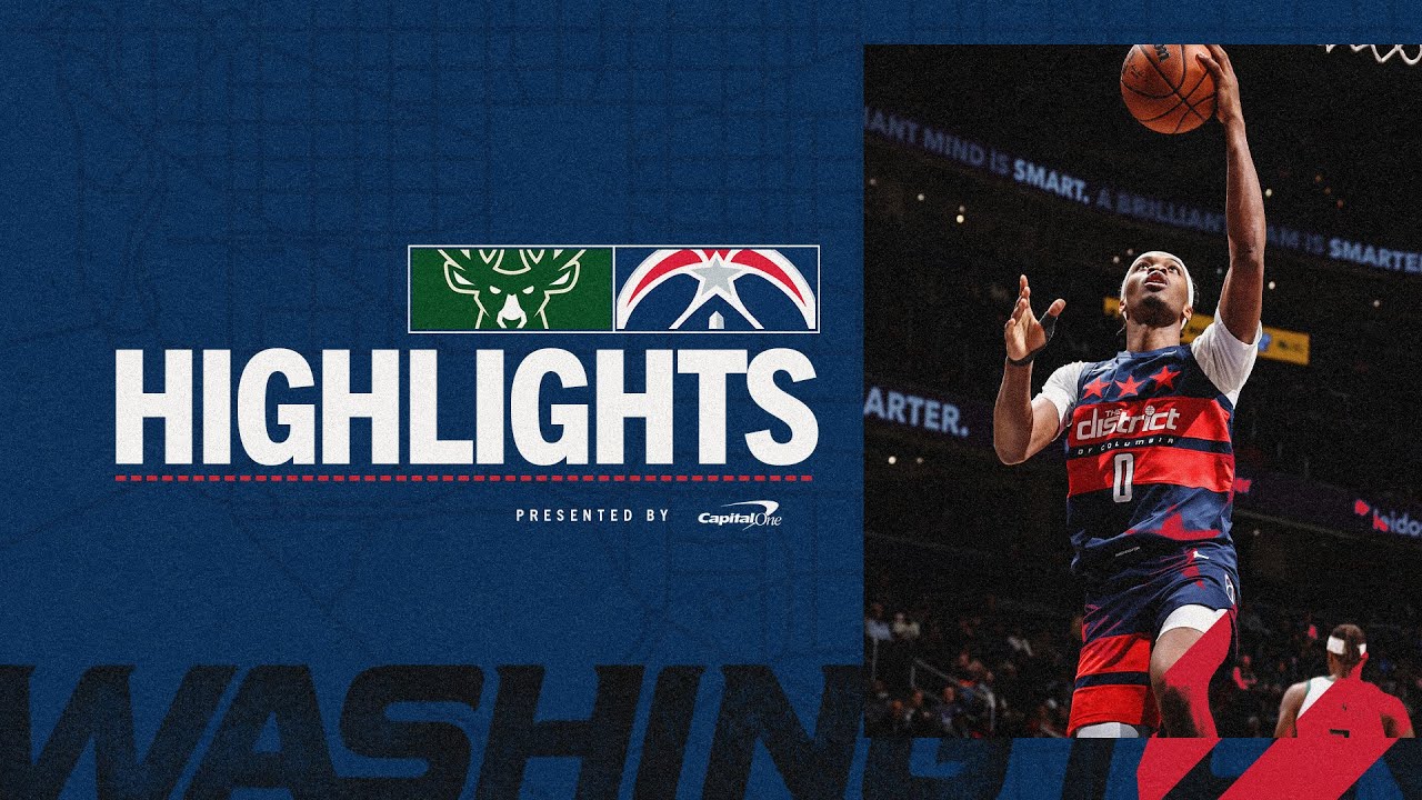 Highlights: Washington Wizards vs. Milwaukee Bucks | 12.1.25