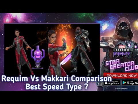 [MFF] Requim Gamora Vs Makkari Comparison Best Speed Type ? | Noobmaster | Marvel Future Fight