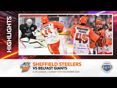 Sheffield Steelers v Belfast Giants 10th November 2024