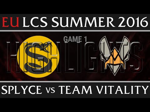 Splyce vs Vitaly Game 1 Highlights - EU LCS Week 1 Summer 2016 - SPY vs VIT G1