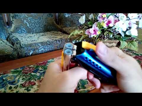 Airsoft Double Barrel Toy Gun ( 1 Clip, 2 Shots)