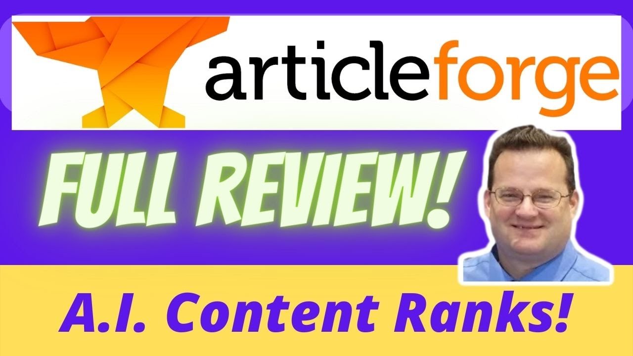 Article Forge Review and Demo - FULL Tutorial - 1,500+ Word Articles - Article Forge Review