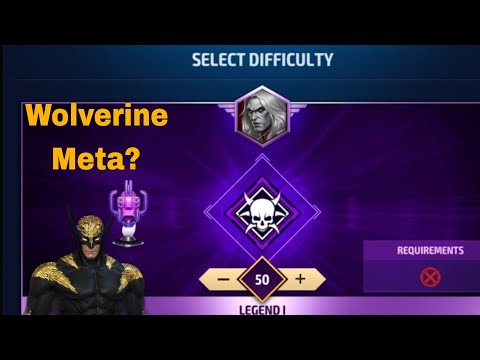 80 Level Wolverine Win WBL Knull Stage 50 With Rage - Marvel Future Fight