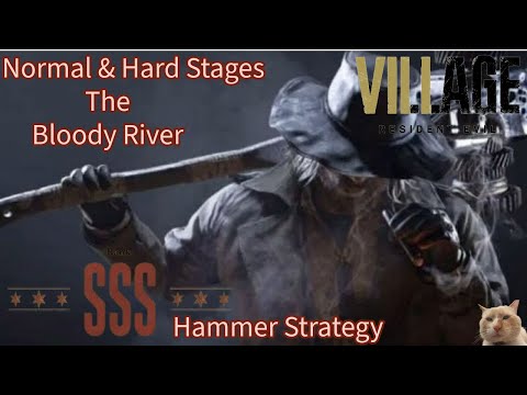 Resident Evil Village Heisenberg The Bloody River Normal & Hard Stages SSS Rank (Hammer Strategy)