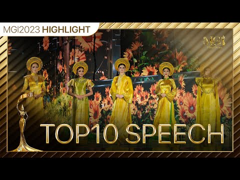 MGI2023 - Top10 Speech / Highlight