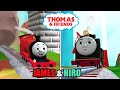 Thomas Friends Magical Tracks James And Hiro Jump Over The Broken Bridge