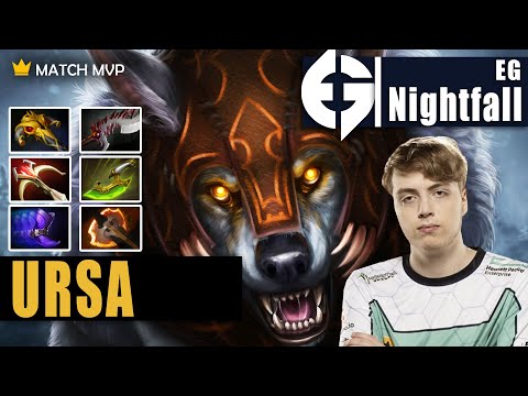 Ursa Safelane | EG.Nightfall | 13 MINS BATTLE FURY - BETTER THAN RTZ? | 7.32c Gameplay Highlight