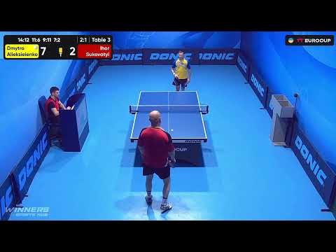 18:00 Ihor Sukovatyi - Serhii Skachenko 14.09.2023 TT Euro.Cup Ukraine Master. Table 3