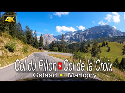 Driving the Col du Pillon & Col de la Croix mountain pass in Switzerland