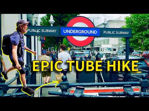 Walking the entire Circle Line in a day | Epic London Tube Walk (4K)