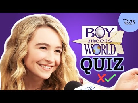 Boy Meets World Trivia Quiz with the Cast of Girl Meets World | D23's Ultimate Disney Fan Quiz