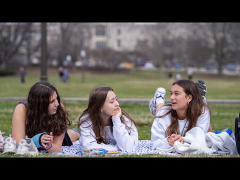 Hokies enjoy warm weather in Blacksburg