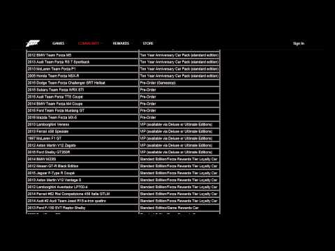 Forza 6 Overview Part 4 - Cars and Track, lots of them!