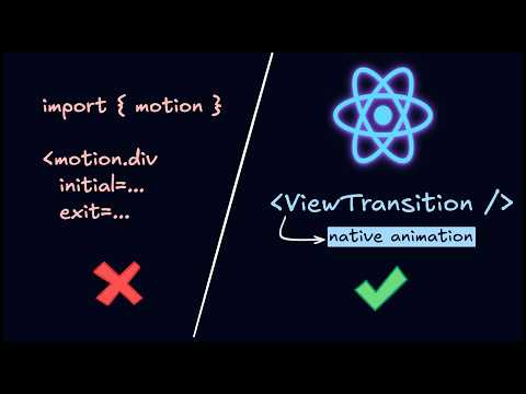 React View Transitions Explained (Full Masterclass)