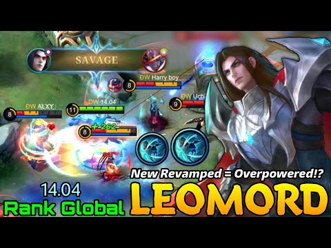 SAVAGE! New Revamp Leomord Aggressive Play! - Top Global Leomord by 14.04 - Mobile Legends