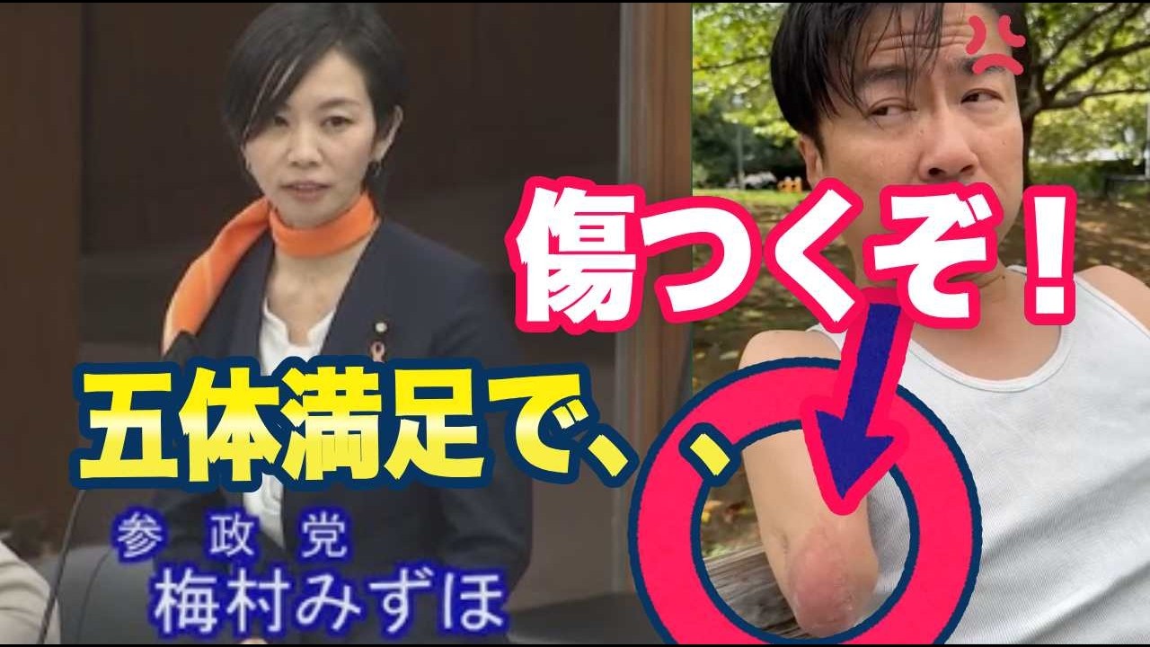 梅村みずほ「五体満足で生まれてきた人も今の時代は辛い思いをしている」乙武「これは傷つく人が出る」