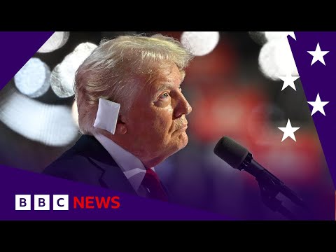 唐納德-特朗普在共和黨大會演講中描述企圖殺害他的行為 | BBC News (Donald Trump describes attempt to kill him in Republican convention speech | BBC News)