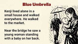 Learn English Through Stories | Graded Reader | The Blue Umbrella