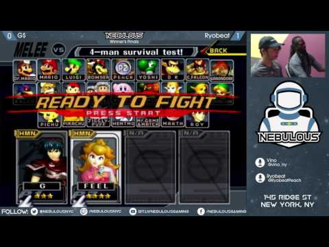 Nebulous Melee 85: Singles - Loser's Finals: DJ Nintendo vs. Ryobeat