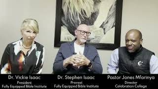 FULLY EQUIPPED BIBLE INSTITUTE & CELEBRATION COLLEGE ANNOUNCEMENT