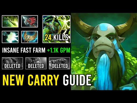 How to Play Nature's Prophet Like a Pro Carry with Insane Attack Speed & Fast Farm +1.1K GPM Dota 2