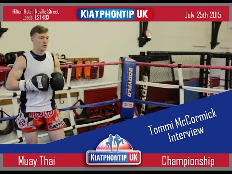 Kiatphontip Muay Thai Championship - Pre Fight Interview Tommi McCormick
