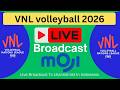 Moji TV Live Broadcast Vnl Volleyball 2026 In Indonesia