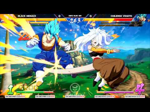 DBFZ @ NLBC 189 - Black Menace vs Childish Vegeto [4K/60fps]