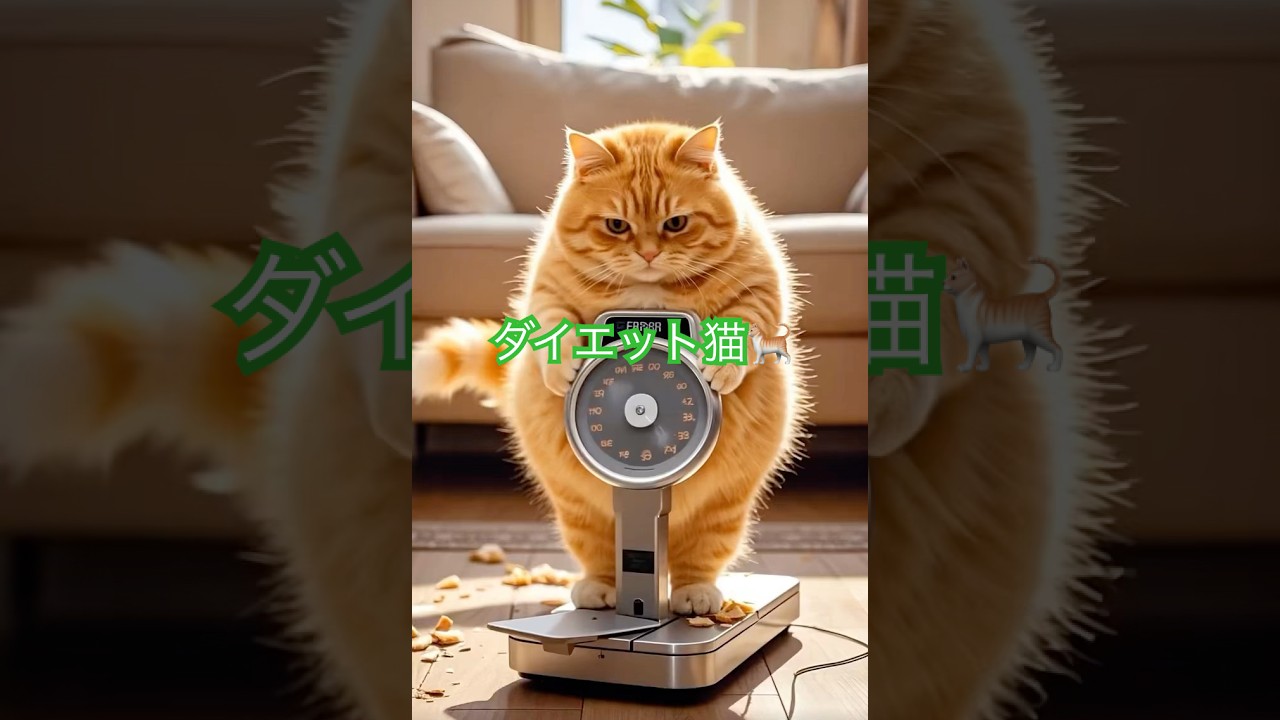 #ai #aiねこもどき #cat #cutecat #可愛いい #可愛い猫 #ダイエット