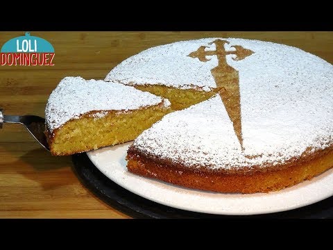 Tarta de Santiago fácil (Tarta de almendras) SIN GLUTEN Y SIN LACTOSA - Loli Domínguez