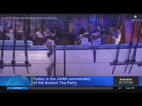 Tea being collected for 250th anniversary reenactment of Boston Tea Party