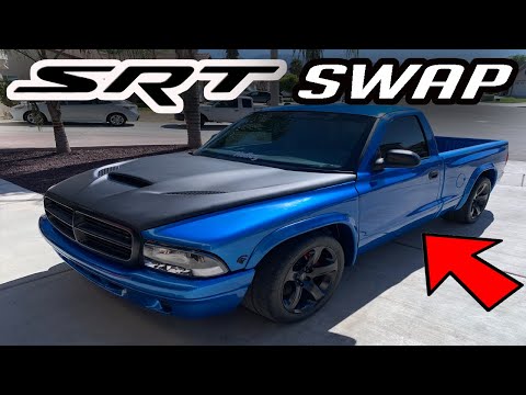 SRT HELLCAT HOOD ON A DODGE DAKOTA | HELLKOTA EP63
