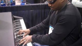 Video thumbnail for Jazz artist, Patrick Cooper, test out the new Rhodes Mark 7 88 key piano by RhodesPianoMark7