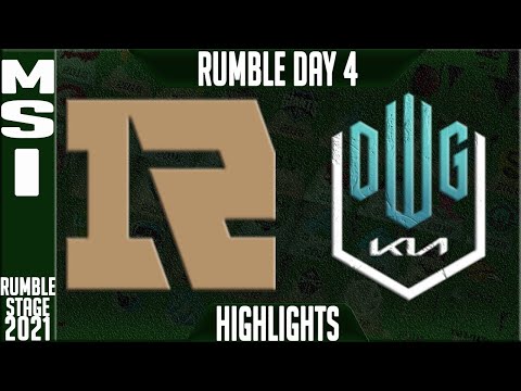 RNG vs DK Highlights | MSI 2021 Rumble Group Day 5 | Royal Never Give Up vs Damwon KIA