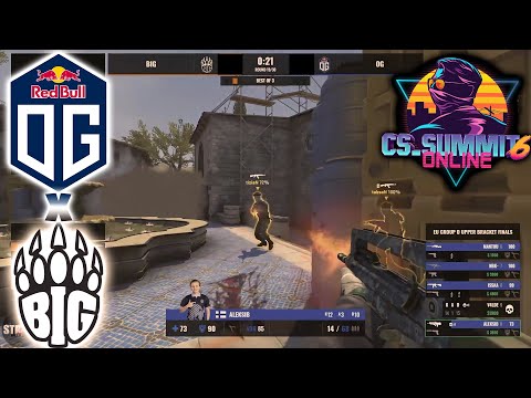 OG ON FIRE! 🇪🇺 OG vs 🇩🇪 BIG INFERNO (Map2) HIGHLIGHTS - cs summit 6