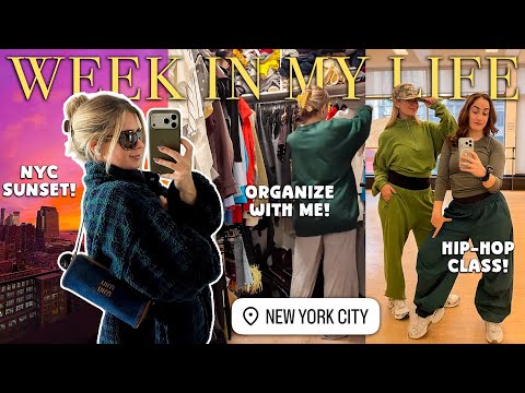 WEEK IN MY LIFE ALONE IN NYC 🍎🌃 self care, workouts, cooking & organizing