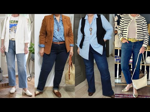 COMO LLEVAR PANTALONES VAQUEROS Y VERSE BIEN PASADOS LOS 50 60 70 80 AÑOS