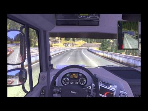 ETS 2 Daf xf on mountain road [Milano-Salzburg] (part1)