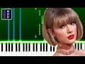 Taylor Swift - exile (feat. Bon Iver) (Piano Tutorial Easy) @pianobymhd