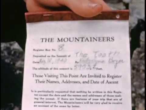 Mountaineers Fred Beckey Ascent of the Tooth, Summit Register scene