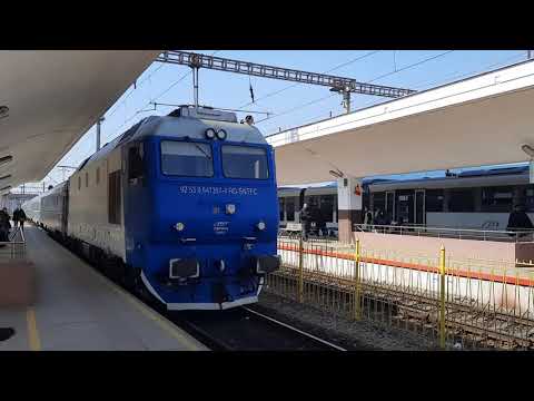 IR 1834 Timişoara Nord - Iaşi soseşte în gara Cluj Napoca cu GM 64 1357 al depoului Arad