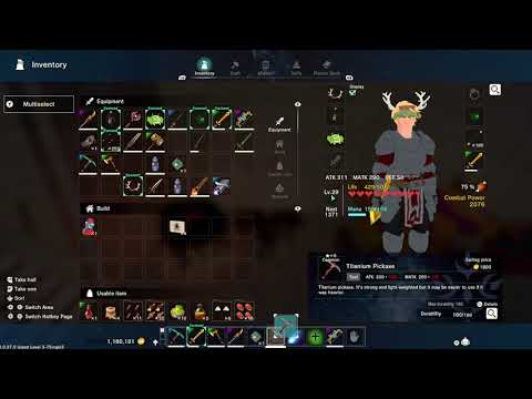 Craftopia crafting an item on a workbench