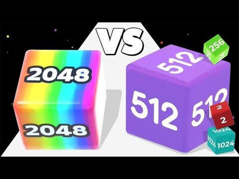 Chain Cube vs Jelly Run 2048 🌈🔥 | Satisfying Gameplay 