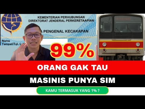 Cara Menjadi Masinis | Lengkap Proses Mendapatkan SIM Kereta Api