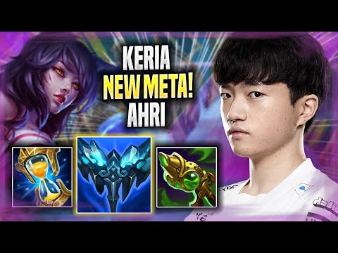 KERIA CRAZY NEW META AHRI SUPPORT! - T1 Keria Plays Ahri SUPPORT vs Rakan! | Season 2022