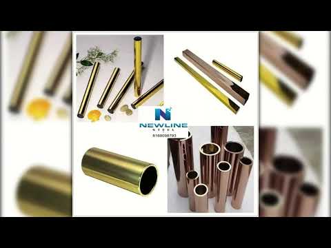 Gold ss railing pipe for railing,fabrication